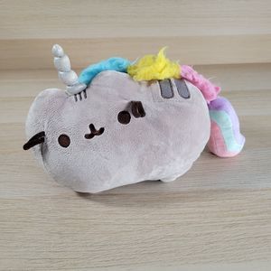 Pusheen Plush Unicorn Pusheenicorn Cat 12” 2016 Gund Cute Stuffed Animal Rainbow